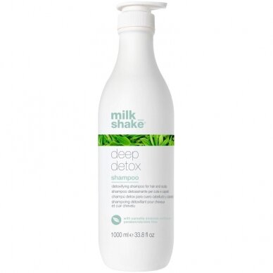 MILK SHAKE DEEP DETOX SHAMPOO antioxidant hair shampoo with Chinese tea tree extracts, 1000 ml