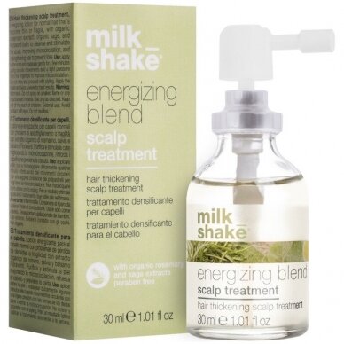 MILK SHAKE ENERGIZING BLEND plaukus tankinanti priemonė, 30 ml