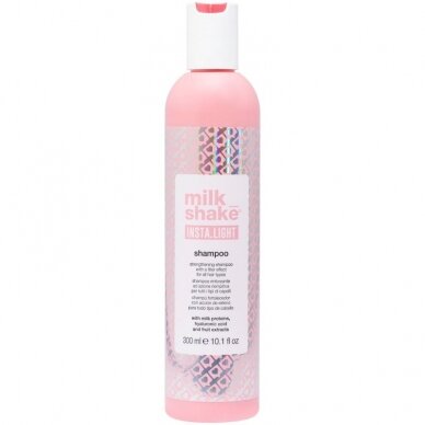 MILK SHAKE INSTA.LIGHT strengthening shampoo with filling effect for all hair types, 300 ml.