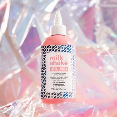 MILK SHAKE INSTA.LOTION losjonas akimirksniu suteikiantis šilko švelnumo ir blizgesio, 250 ml. 1