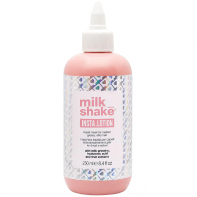 MILK SHAKE INSTA.LOTION losjonas akimirksniu suteikiantis šilko švelnumo ir blizgesio, 250 ml.