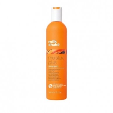 MILK SHAKE MOISTURE PLUS SHAMPOO drėkinantis šampūnas plaukams, 300 ml.