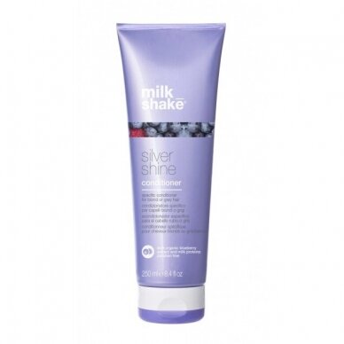 MILK SHAKE SILVER SHINE CONDITIONER žilų ir šviesintų plaukų kondicionierius, 250 ml