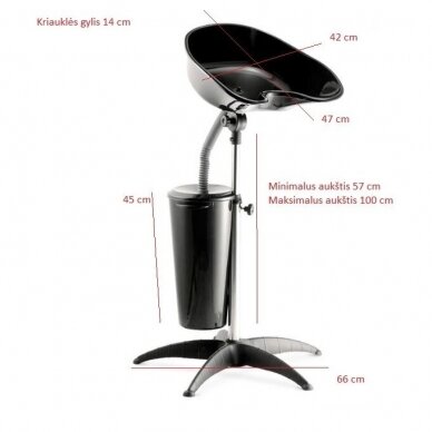 Professional hairdressing sink GABBIANO FT35-1 1