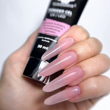 Гель-лак MOLLYLAC FRENCH PINK №6, 30 мл. HEMA/Di-HEMA FREE 4