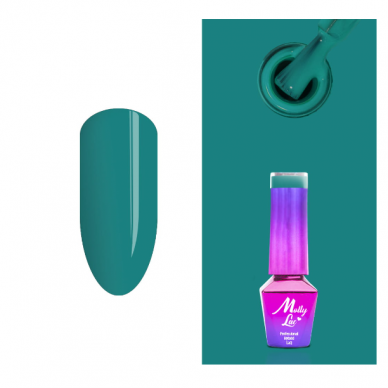 MOLLYLAC WELCOME TO IBIZA LAGOON FALLS long-lasting hybrid nail polish, 5 ml. NR.116