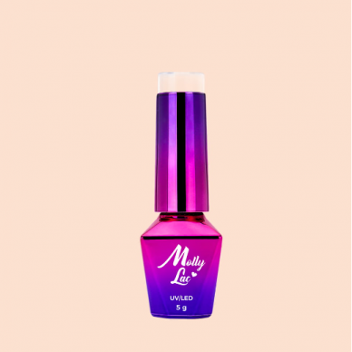 MOLLYLAC YES I DO I LOVE PINK ilgalaikis hibridinis nagų lakas, 5 ml. NR.27 1