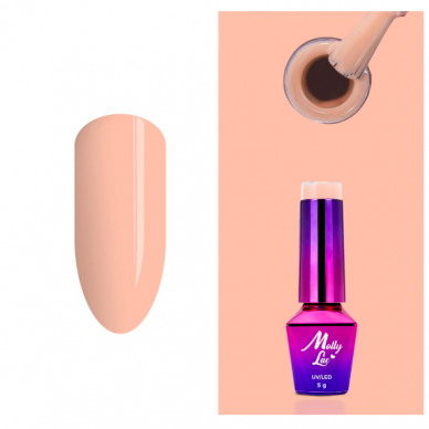 MOLLYLAC YOGHURT SWEET ECLAIR long-lasting hybrid nail polish, 5 ml. NR.127