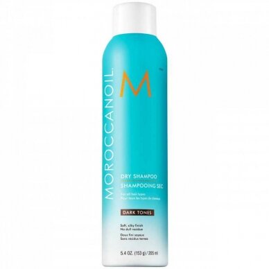 MOROCCAN OIL DRY SHAMPOO sausas šampūnas tamsiems plaukams, 217 ml