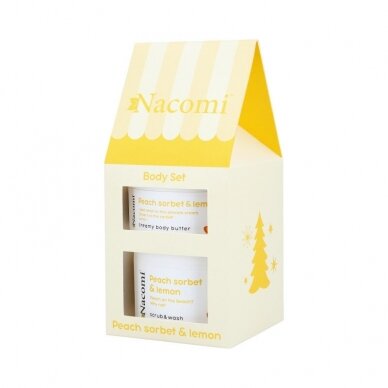 NACOMI LEMONSORBET & PEACH Christmas set with citrus aroma