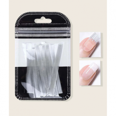 Nail extension fiber, 10 pcs.