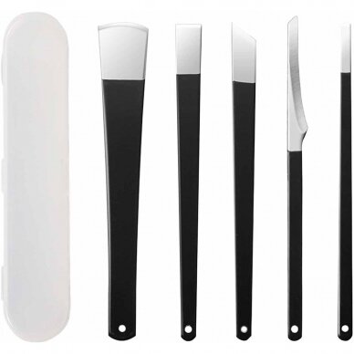 Stainless steel foot care knife set ( 5 )