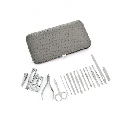 Stainless steel professional manicure care set