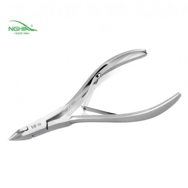 NGHIA EXPORT professional manicure tweezers for cuticles C-37 JAW 12