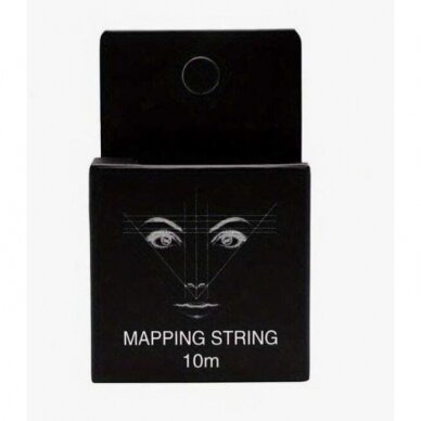 MAPPING STRING eyebrow thread, 10 m BLACK