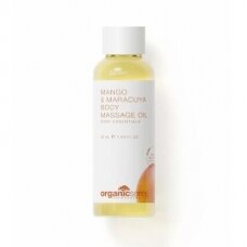 ORGANIC SERIES mangų ir pasiflorų kvapo kūno ir veido masažo aliejus MANGO&PASSION, 50ml