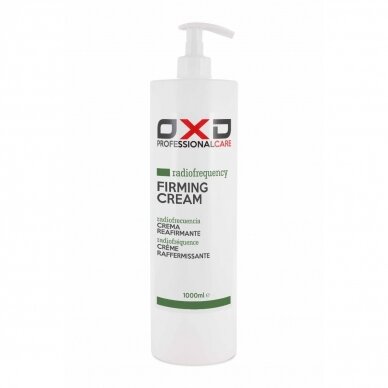 OXD RADIOFREQUENCY FIRMING CREAM stangrinamasis kremas profesionalioms radio dažnio procedūroms, 1000 ml