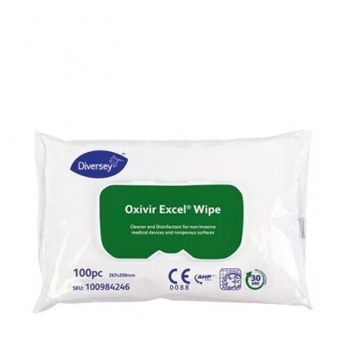 Салфетки влажные дезинфицирующие OXIVIR EXCEL WIPES, 100 шт.