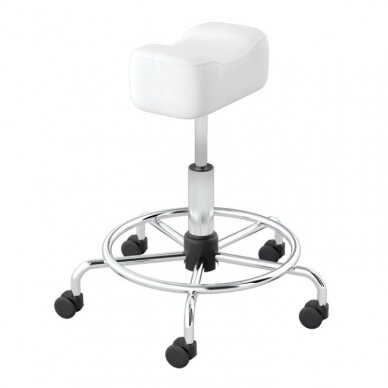 Legrest for pedicure, height adjustable, white