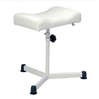 Leg for pedicure, height adjustable, white