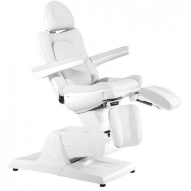 Professional electric podiatric chair - bed-lounger for pedicure procedures AZZURRO 870S PEDI, white (3 MOTORS) 10