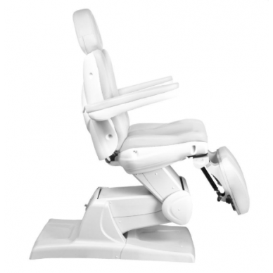 Professional electric podiatric chair - bed-lounger for pedicure procedures AZZURRO 870S PEDI, white (3 MOTORS) 5