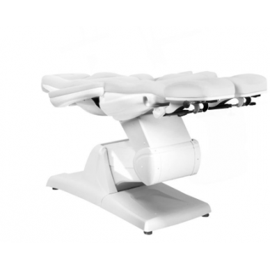 Professional electric podiatric chair - bed-lounger for pedicure procedures AZZURRO 870S PEDI, white (3 MOTORS) 6