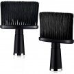 Brush for removing hair from the neck, black color