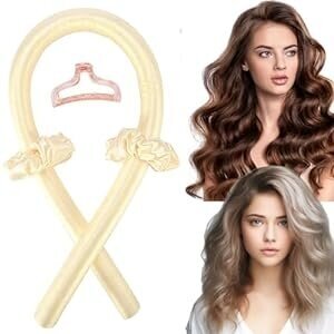 Hair curler-roller, cream color