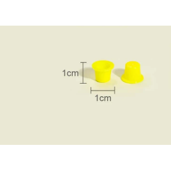 Plastikinė taurelė dažams maišyti, 1 vnt. YELLOW 2