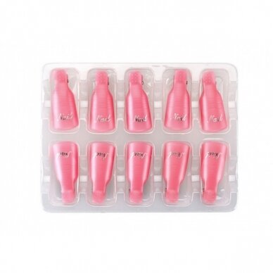 Plastic clips for removing varnish, 10 pcs. 1