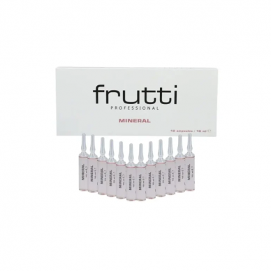 FRUTTI PROFESSIONAL atkuriamosios plaukų ampulės su mineralais, 12x10ml