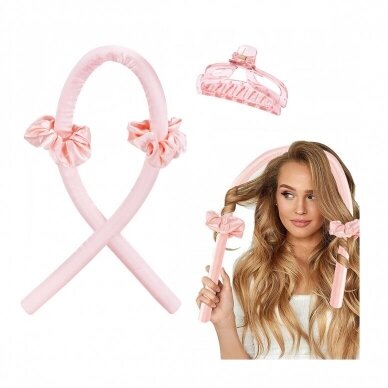 Hair curler-roller, BABY PINK