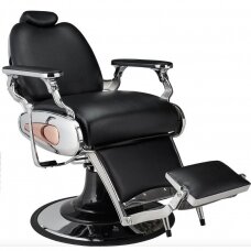 Professional barber chair for barbershops and beauty salons TIGER black color