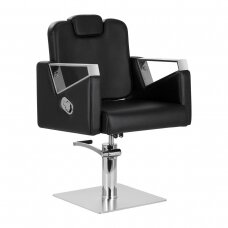 Профессиональное парикмахерское кресло для парикмахерских и салонов красоты GABBIANO VILNIUS, цвет черный