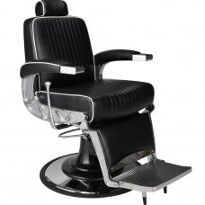 Professional barber chair for hairdressers and beauty salons STIG black color