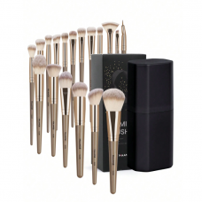 Set of professional makeup brushes with case MAANGE, 18 pcs