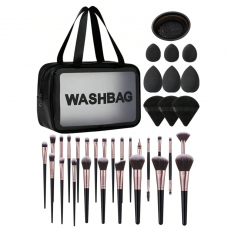 Set of professional makeup brushes with bag, 36 pcs.