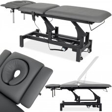 Professional massage and physiotherapy table-bed with remote control, wheels FORTIS 5 ERGO