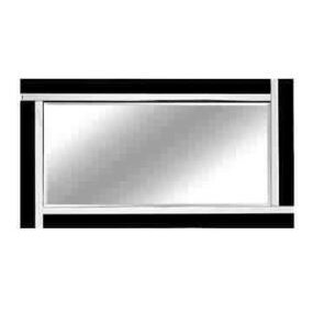 Luxury beauty salon mirror LUSTRO TM8004 80x180cm, black color