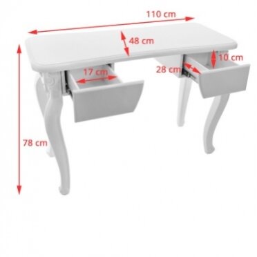 Professional provencal style manicure table AZZURRO STYL 2049 5