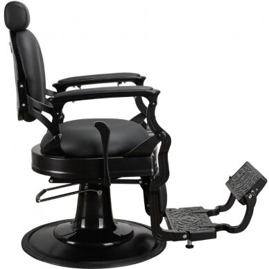 Professional barber chair for hairdressers and beauty salons Salomon Black black color 3