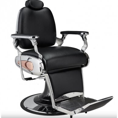 Professional barber chair for barbershops and beauty salons TIGER black color