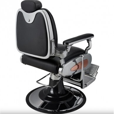 Professional barber chair for barbershops and beauty salons TIGER black color 2