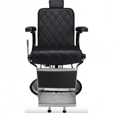 Professional barber chair for hairdressers and beauty salons DUKE black color