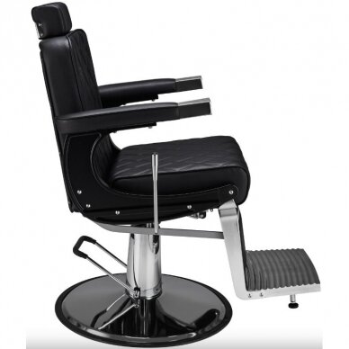 Professional barber chair for hairdressers and beauty salons DUKE black color 3