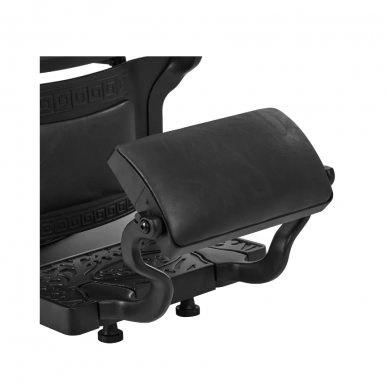 Professional barber chair for hairdressers and beauty salons GABBIANO PRESIDENT, black color 11