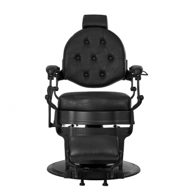 Professional barber chair for hairdressers and beauty salons GABBIANO PRESIDENT, black color 3