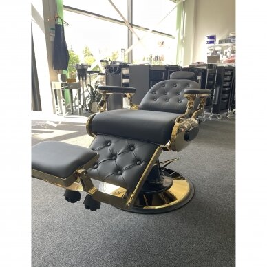 Professional barbers and beauty salons haircut chair GABBIANO FRANSESCO, black color 14