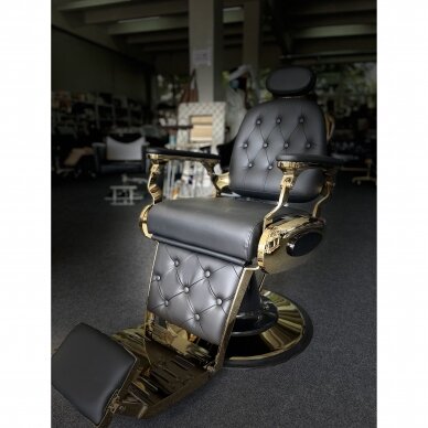 Professional barbers and beauty salons haircut chair GABBIANO FRANSESCO, black color 12